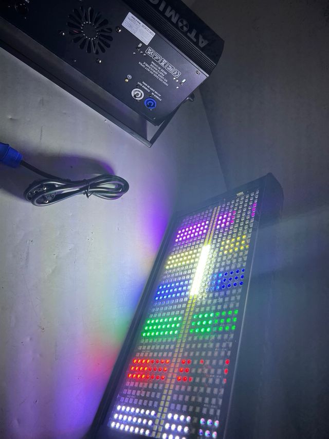 x4 FOCOS LED ESTROBO FLASH 200W EFECTOS DMX DJ