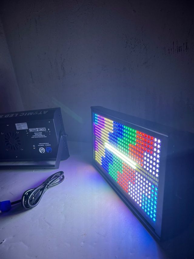 x4 FOCOS LED ESTROBO FLASH 200W EFECTOS DMX DJ