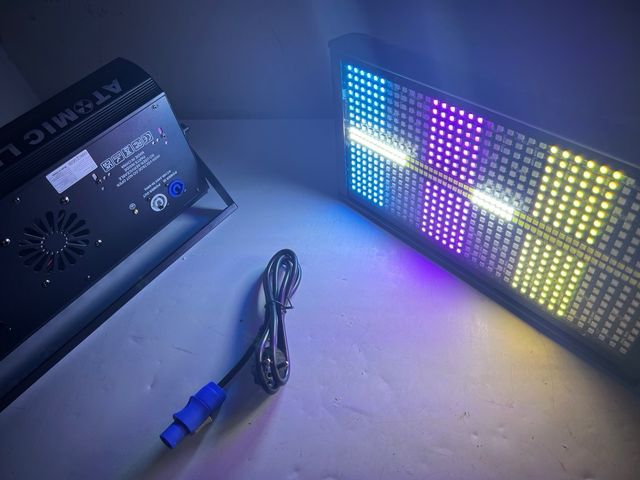 x4 FOCOS LED ESTROBO FLASH 200W EFECTOS DMX DJ