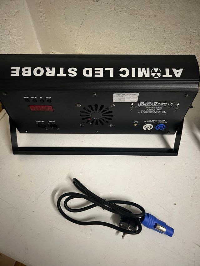 x4 FOCOS LED ESTROBO FLASH 200W EFECTOS DMX DJ