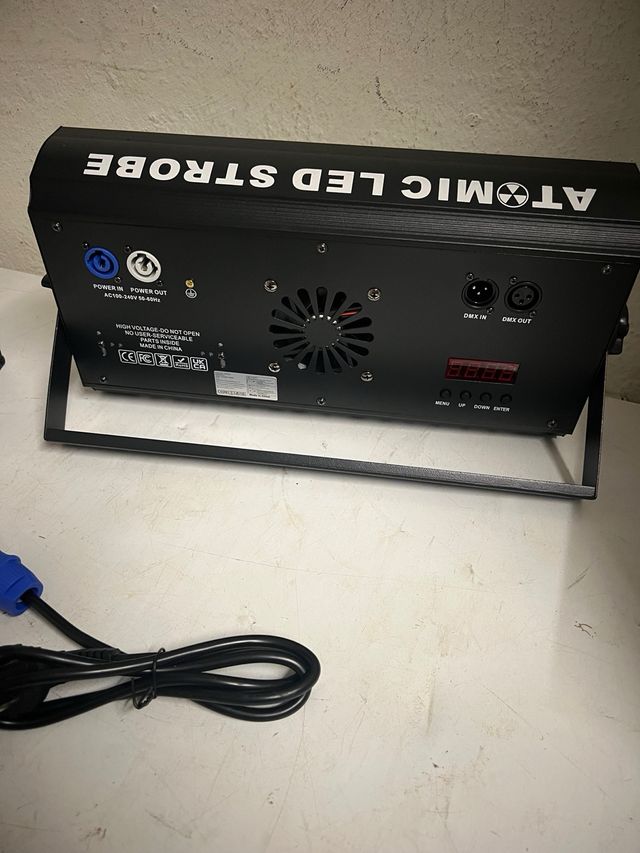 x4 FOCOS LED ESTROBO FLASH 200W EFECTOS DMX DJ