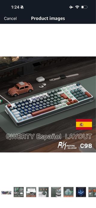 RK ROYAL KLUDGE C98 ES Mechanical Gaming Keyboard,