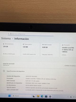 Lenovo ThinkPad L390 i7-8th / 8Gb / 256Gb