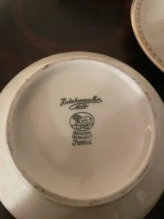 Juego de té de porcelana