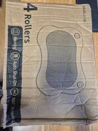 Cojín Masaje LT-68 4 Rollers Calefacción