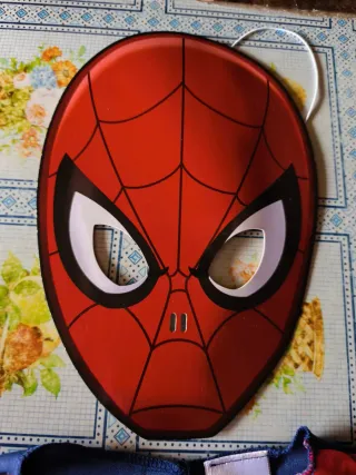 Disfraz Spiderman y máscara 3-6 años