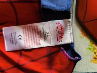 Disfraz Spiderman y máscara 3-6 años