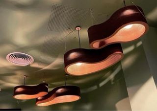 14 Lámparas Diseño Madera Estilo Guitarra