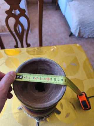 Timbal de madera y piel