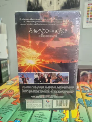 Pack Película VHS Bailando con Lobos