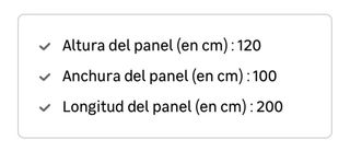 Valla de seguridad para piscina desmontable