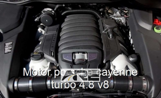 Motor porsche cayenne turbo 4.8 v8.