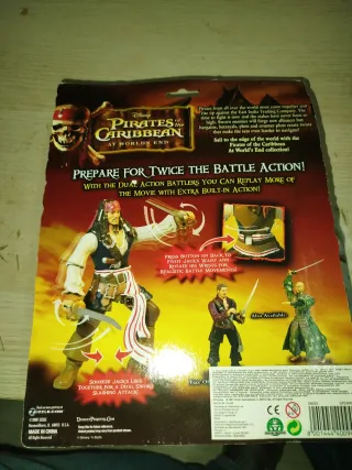 Figura Jack Sparrow Piratas del Caribe