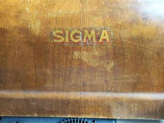 Tapa madera original Sigma