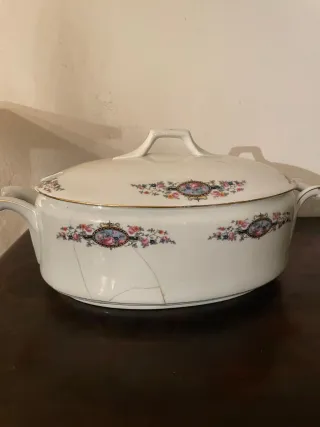 Juego de vajilla vintage floral