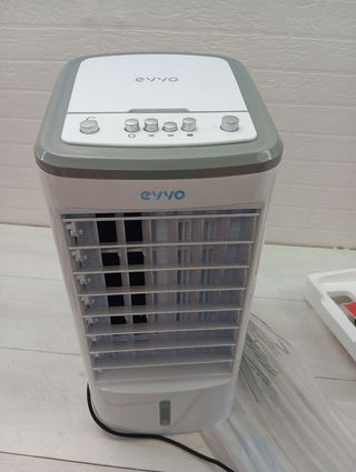 Climatizador ventilador con hielo y agua fria