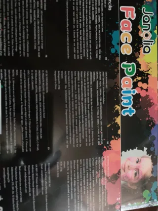 Kit Pintura Facial Janolia 20 Colores