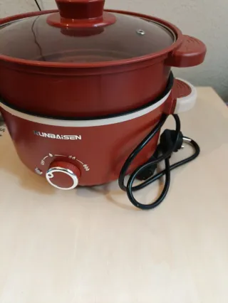 Olla eléctrica con vaporera RUNBAISEN