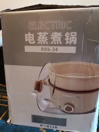 Olla eléctrica con vaporera RUNBAISEN