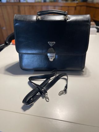 Maletín Prada Negro Piel