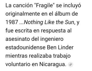 Vinilo Single Sting Fragile/Frágil