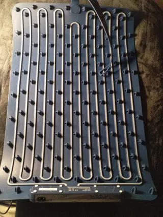 Calentador eléctrico azul