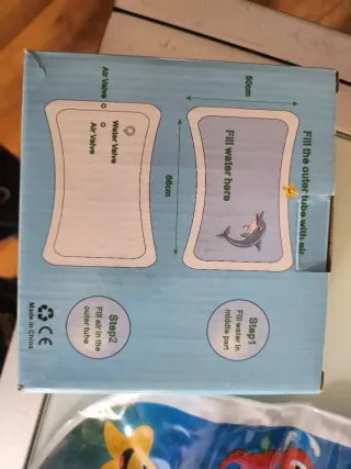 Alfombrilla inflable acuática para bebés