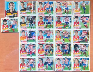 22 cromos Atlético de Madrid LIGA ESTE 10-11