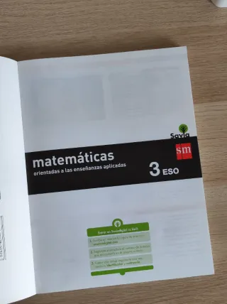 Matemáticas orientadas a las ciencias aplicadas...