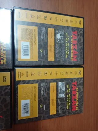 Lote 4 DVDs Tarzán