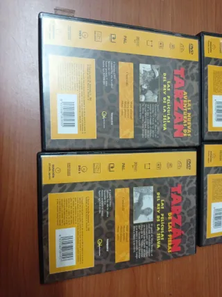 Lote 4 DVDs Tarzán