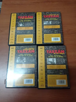 Lote 4 DVDs Tarzán