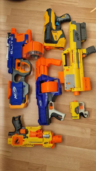 Lote Pistolas Nerf Elite, SurgeFire, Deploy