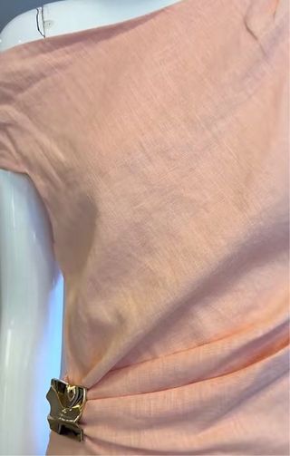 Vestido midi Zara rosa