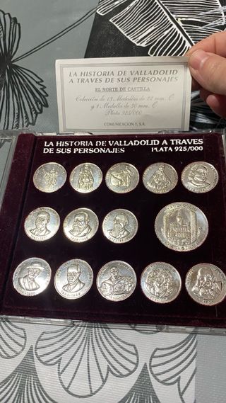 Medallas Plata Historia Valladolid Personajes