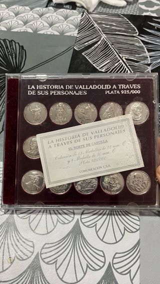 Medallas Plata Historia Valladolid Personajes