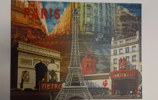 Cuadro collage París