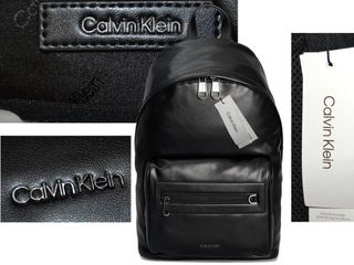 Calvin Klein Mochila Hombre Piel Vegana Nueva