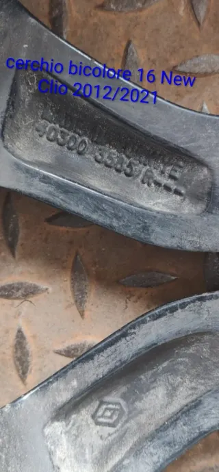 Cerchio lega 16 bicolore Clio IV 2012-2021