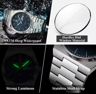 Reloj POEDAGAR Hombre Esfera Azul