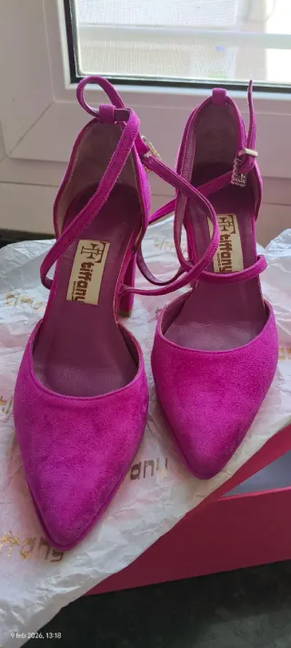 Zapatos Tiffany Talla 37/38 Fucsia