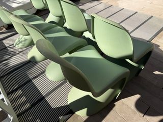 8 Sillas Vitra Panton Menta