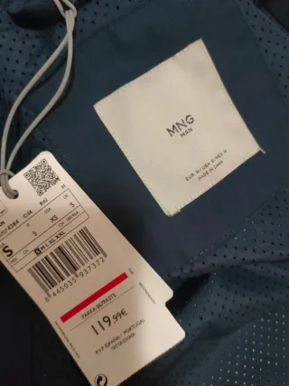 Chubasquero MNG MAN gris talla M