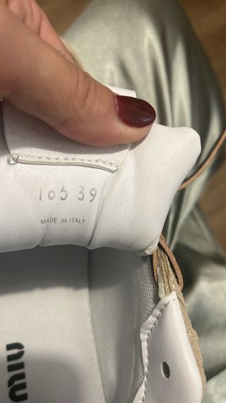 Zapatillas New Balance x Miu Miu Beige/Verde