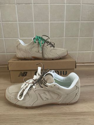 Zapatillas New Balance x Miu Miu Beige/Verde