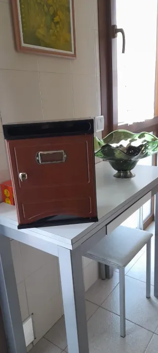 Buzón de cartas marrón