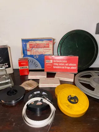 Kit Cine Super 8: Empalmadora, carretes y más