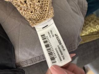 Camiseta Dorada Inditex Talla XL