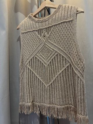 Camiseta Dorada Inditex Talla XL