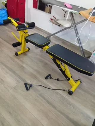 Banco de ejercicio multifuncional, todo el cuerpo